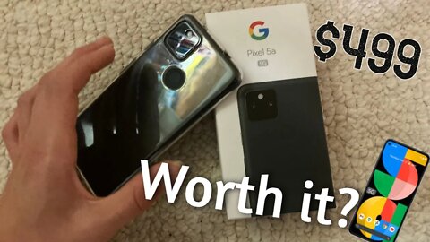 Google pixel 5a review and unboxing