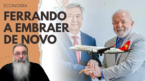 LULA quer CEDER os AVIÕES da EMBRAER para a CHINA, de novo, REPETINDO o MESMO ERRO de 2003