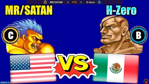 Street Fighter II': Hyper Fighting (MR/SATAN Vs. H-Zero) [U.S.A. Vs. Mexico]