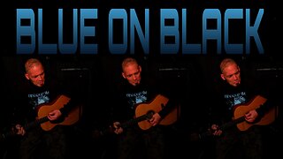 Blue on Black Kenny Wayne Shepherd Acoustic Cover