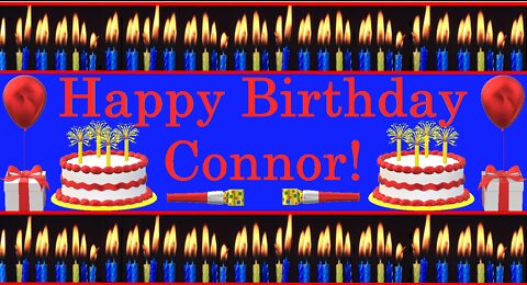 Happy Birthday 3D - Happy Birthday Connor - Happy Birthday To You - Happy Birthday Song