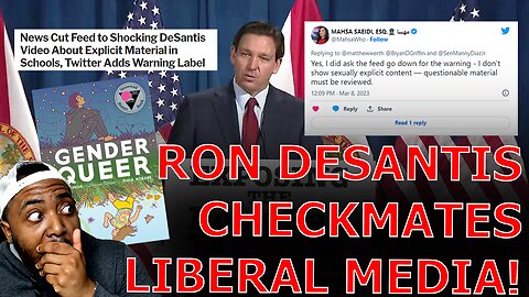 News Media CUTS FEED Of Ron DeSantis Showing Explicit Adult Content For Kids REMOVED From Schools!