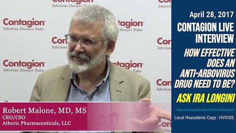 (Apr 2017) "How Effective Does an Anti-Arbovirus Drug Need to Be?" Contagion / Ira Longini / Malone