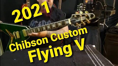 2021 Chibson Custom Flying V Unboxing an First Reaction