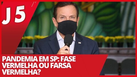 Pandemia em SP: fase vermelha ou farsa vermelha? - Jornal das 5 nº 153 - 03/03/21