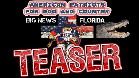 BIG NEWS from Ron DeSantis in Florida!