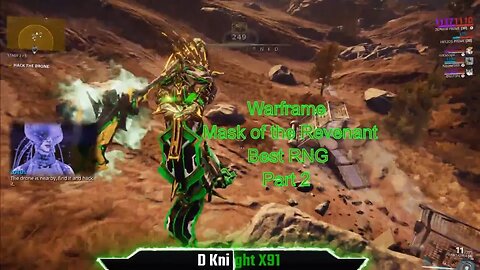 WOOT RNG WORKED FOR ME - Warframe: Mask of the Revenant - P2