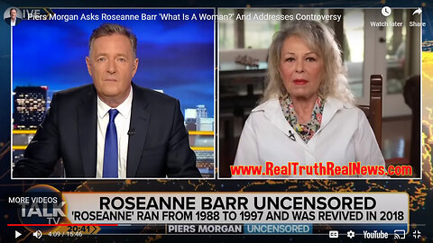 🌟 "Piers Morgan Uncensored" - Roseanne Drops Truth Bombs and Adressess the Ukraine Nazi and Jewish Controversies