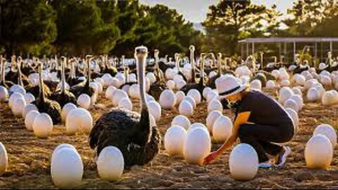 EGGS Harvesting From Snail, Ostrich, Sea Urchin - Snail Eggs Processing to Caviar 🐌