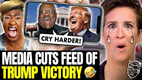 Scream ‘Cut The FEED’ During Trump’s Supreme Court VICTORY Speech