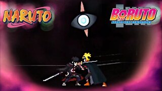 Boruto Adulto Utiliza JOUGAN Em Sasuke AKATSUKI - Boruto: Naruto Next Generations | Mugen