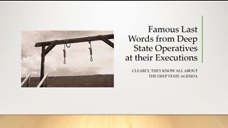 Famous Last Words Of The Executed At GITMO