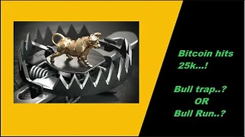 Bitcoin Hits 25K | Bull Trap OR Bull Run..?? | BITCOIN | CRYPTO FUTURE |