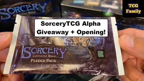 Sorcery Contested Realm TCG: Alpha Kickstarter Box Opening! P. 2/2