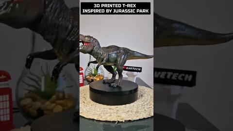 Awesome 3D Printed T-Rex #shorts #trex #tyrannosaurusrex #jurassicpark #jurassicworlddominion