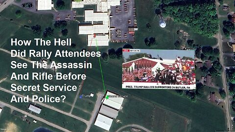 How The Hell Did Rally Attendees See The Assassin And Rifle Before Secret Service And Police?