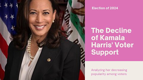 Kamala Harris already losing her appeal