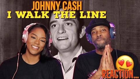 He can go low!! ☺️ Johnny Cash "I Walk The Line" Reaction | Asia and BJ