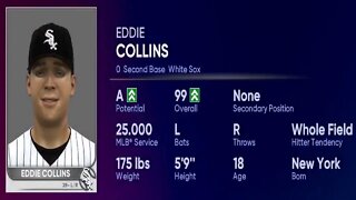 How To Create Eddie Collins MLB The Show 22