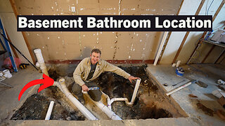 Where to locate a Basement Bathroom