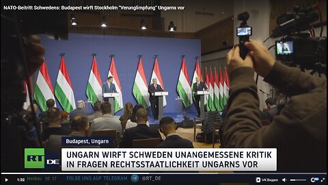 NATO-Beitritt Schwedens: Budapest wirft Stockholm “Verunglimpfung” Ungarns vor.