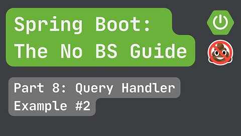 Spring Boot pt. 8: Query Handler #2