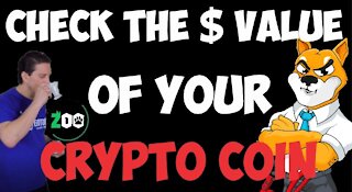 Check the Value of your Crypto Coin