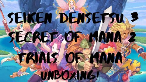 Seiken Densetsu 3, and others retro unboxing