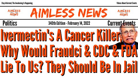 Ivermectin's A Cancer Killer, Why Would Fraudci & CDC & FDA Lie To Us? They Should Be In Jail