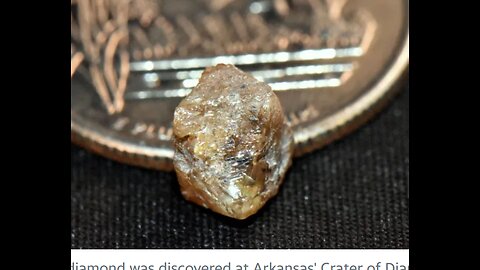 FRIDAY FUN - MAN FINDS 3.29 CARAT DIAMOND AT ARKANSAS CRATER OF DIAMONDS STATE PARK