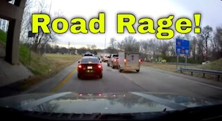 Road Rage Crash | Dash Cam Footage