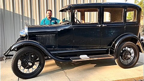 Survivor unrestored 1929 Ford Model A sedan review