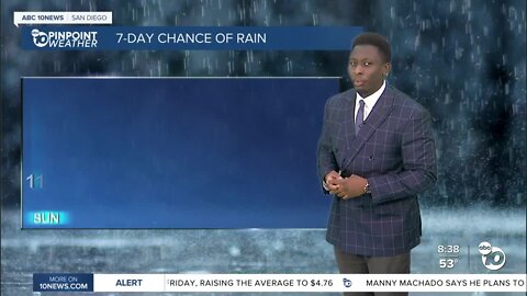 ABC 10News Pinpoint Weather with Weather Anchor Moses Small