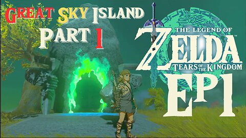 The Legend of Zelda: Tears of the Kingdom Gameplay Episode 1: Great Sky Island Part 1!