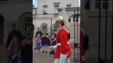 Make way the four women step aside #horseguardsparade