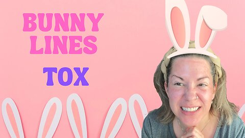 Bunny lines botox