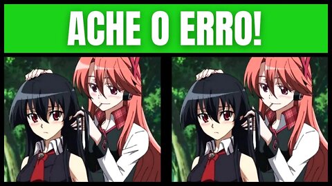 ENCONTRE OS 7 ERROS DE AKAME GA KILL 💥 JOGO DOS 7 ERROS 🤔 ACHE O ERRO