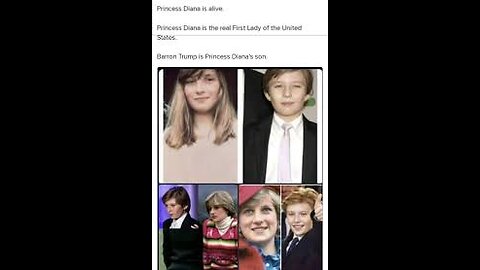 PLOT TWIST SHOCKER! KATE MIDDLETON & PRINCESS DIANA 'ROSEMARY'S BABY' 'THE OMEN'! William is the anti Christ, Princess Diana and Marylin Monroe are alive, and Trump is married to Diana and Baron is their CHILD!