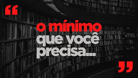 AO VIVO: O MÍNIMO QUE VOCÊ PRECISA - 26/10/2023