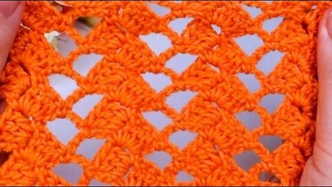 How to crochet lace stitch full video tutorial in decription