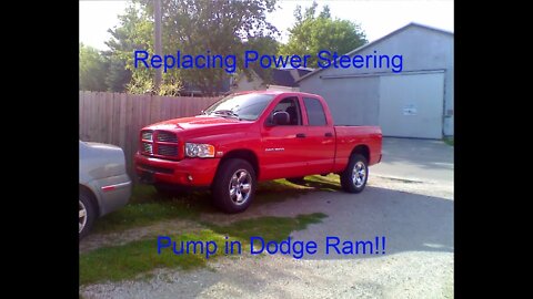 How to Replace Power Steering Pump in Dodge Ram!