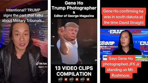 TRUMP Photographer - GENE HO - 13 Video COMPILATION 💣💥