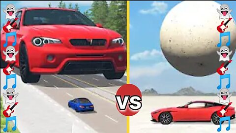 Big cars crashing small cars vs the big crashing ball