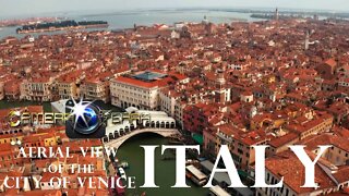 🌎 Vista Aérea da Cidade de Veneza, Itália | Aerial view of the city of Venice, Italy | 2021