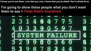 MATRIX - I’m going to show these people what you don’t want them to see - False Matrix Explained