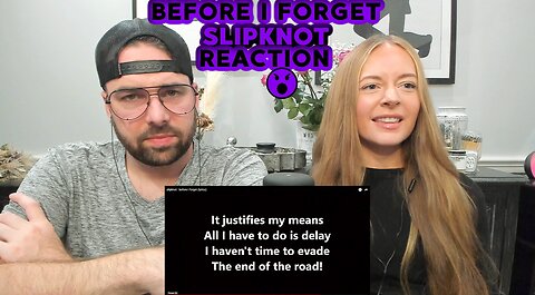 Slipknot - Before I Forget | REACTION / BREAKDOWN ! (VOL. 3) Real & Unedited