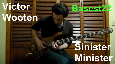 [Victor Wooten] Sinister Minister Bass Solo Cover (Without Double Thumbing)