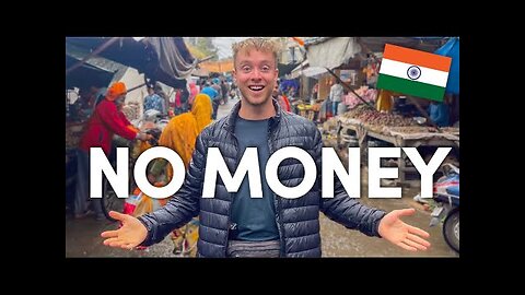 I Survived 24 hours in INDIA with NO MONEY 🇮🇳