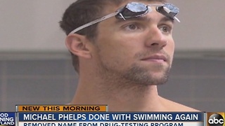 Michael Phelps officially retires from competitive swimming