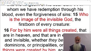 WHO BEING IN THE IMAGE OF GOD ~ JESUS CHRIST